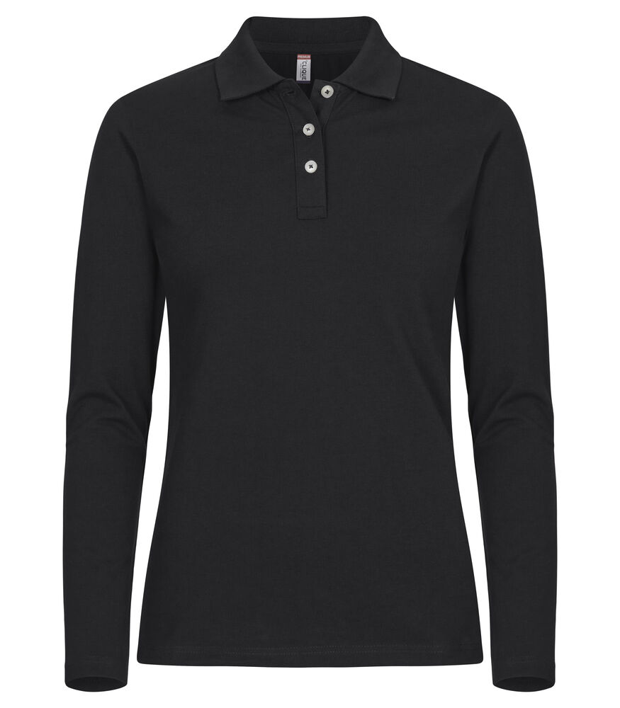 Stretch Premium Polo Lady L/S