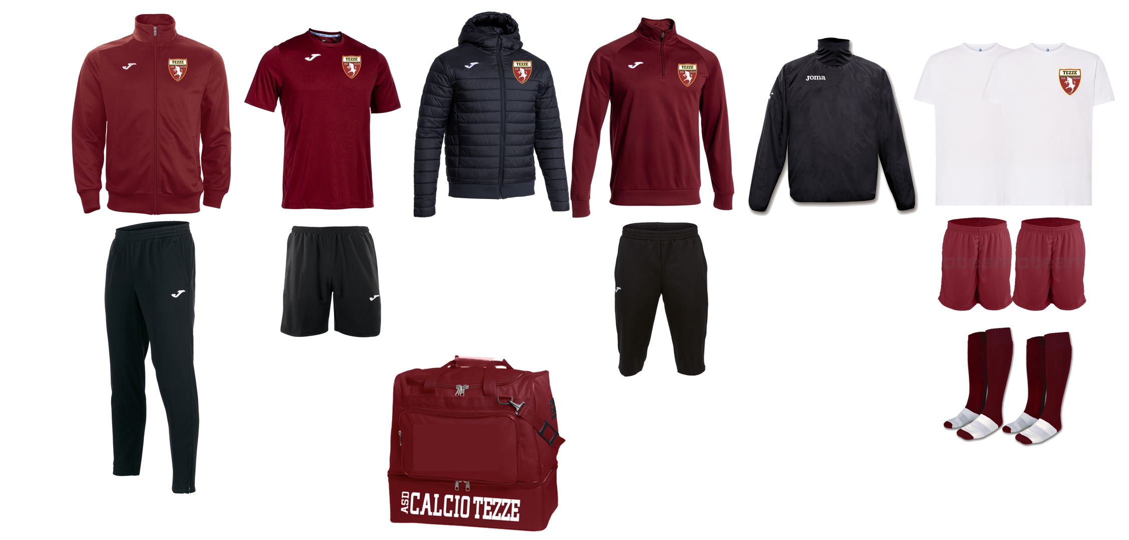 KIT COMPLETO CALCIO TEZZE