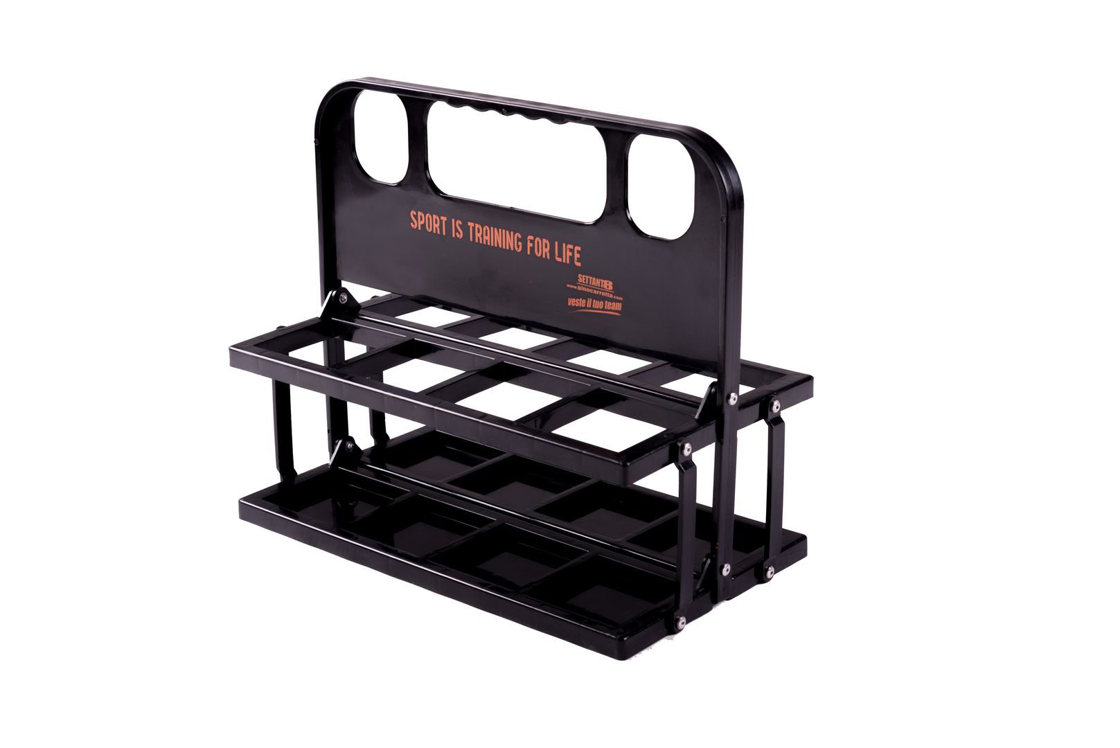 CESTO PORTABORRACCE x8 NERO Tt