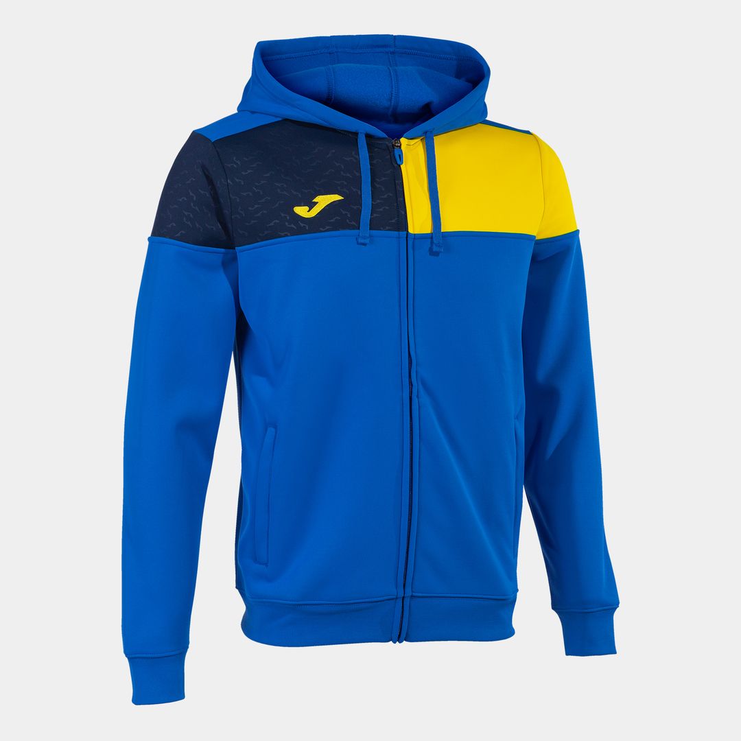 CREW V GIACCA CAPPUCCIO 100% polyester fleece