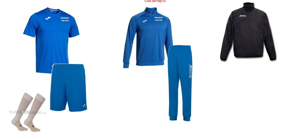 KIT ALLENAMENTO SOVIZZO CALCIO GIOVANISSIMI - ALLI