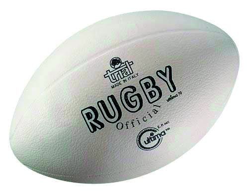 Pallone rugby Trial in gomma doppio strato gr. 450